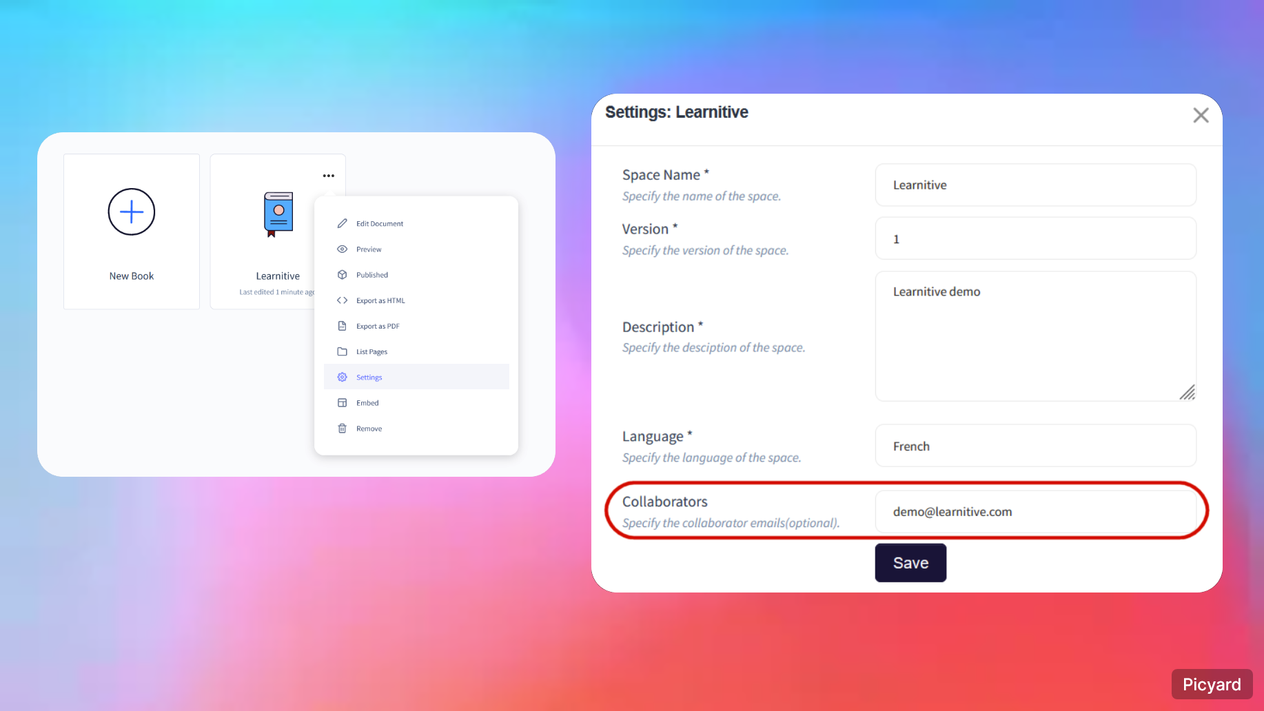 How to collaborate in Learnitive AI Writer?